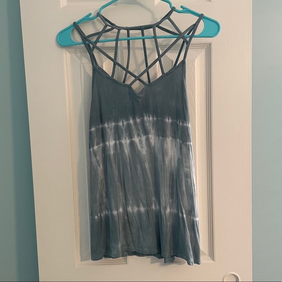 American Eagle Strappy Tie Dye Top - Picture 1 of 3